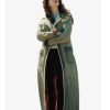 The Gentlemen S02 Susie Glass Shearling Suede Coat