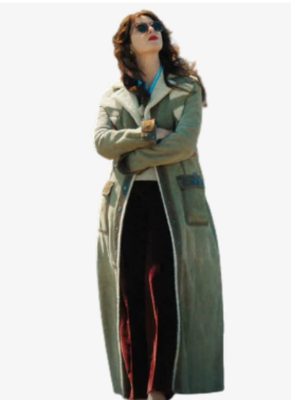 The Gentlemen S02 Susie Glass Shearling Suede Coat