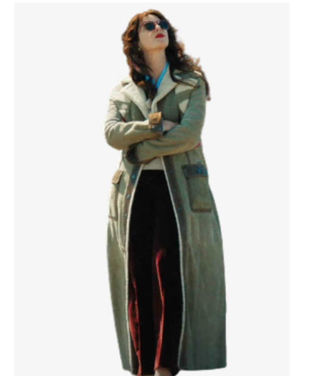 The Gentlemen S02 Susie Glass Shearling Suede Coat