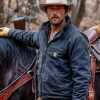 The Rescue 2027 Brandon Sklenar Blue Cotton Jacket