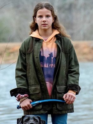 The Rescue 2027 Lorelei Olivia Mote Green Cotton Jacket