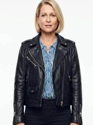 Trying S05 Sian Brooke Black Leather Jacket