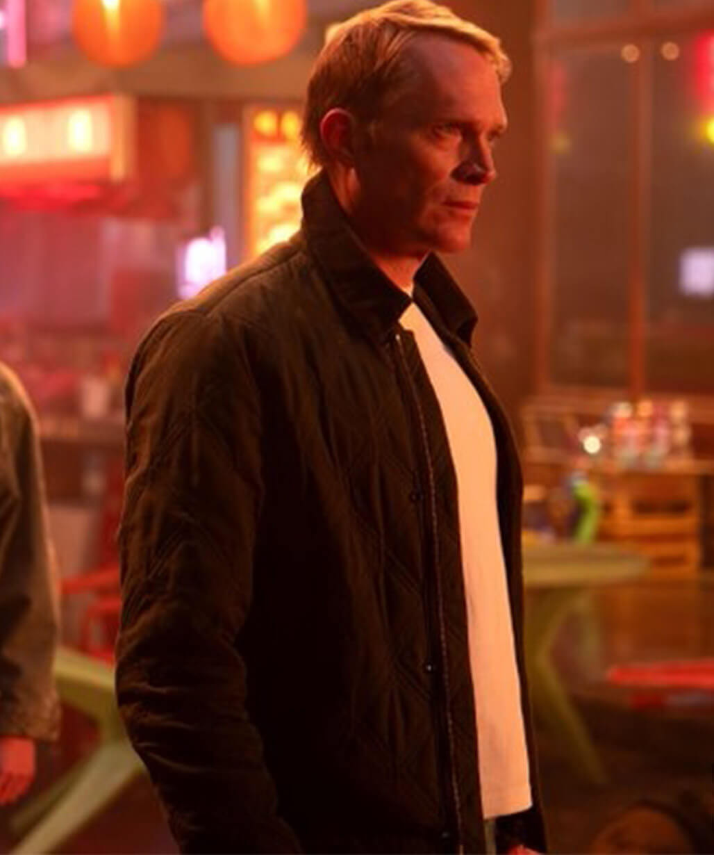 VisionQuest 2026 Paul Bettany Black Quilted Jacket