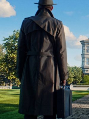VisionQuest 2026 Paul Bettany Grey Trench Coat