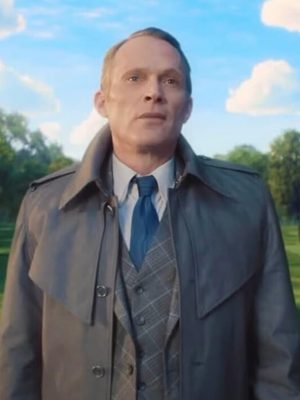 VisionQuest 2026 Paul Bettany Grey Trench Coat