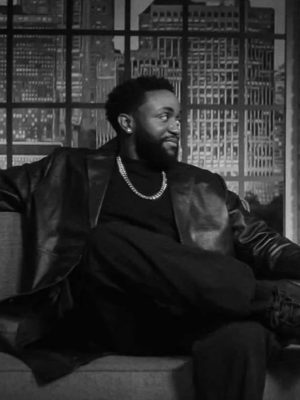 Wonder Man 2026 DeMarr Davis Black Leather Coat