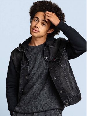 Zac Looker Elle 2026 Black Denim Jacket