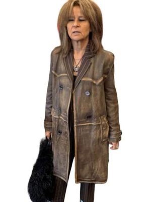 Zelda Southport Ted Lasso S04 Distressed Leather Coat