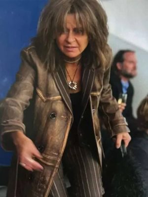 Zelda Southport Ted Lasso S04 Distressed Leather Coat