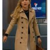9-1-1 Nashville S01 Jessica Capshaw Beige Cotton Coat