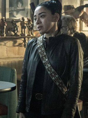 Aimee Garcia The Walking Dead: Dead City S03 Leather Jacket