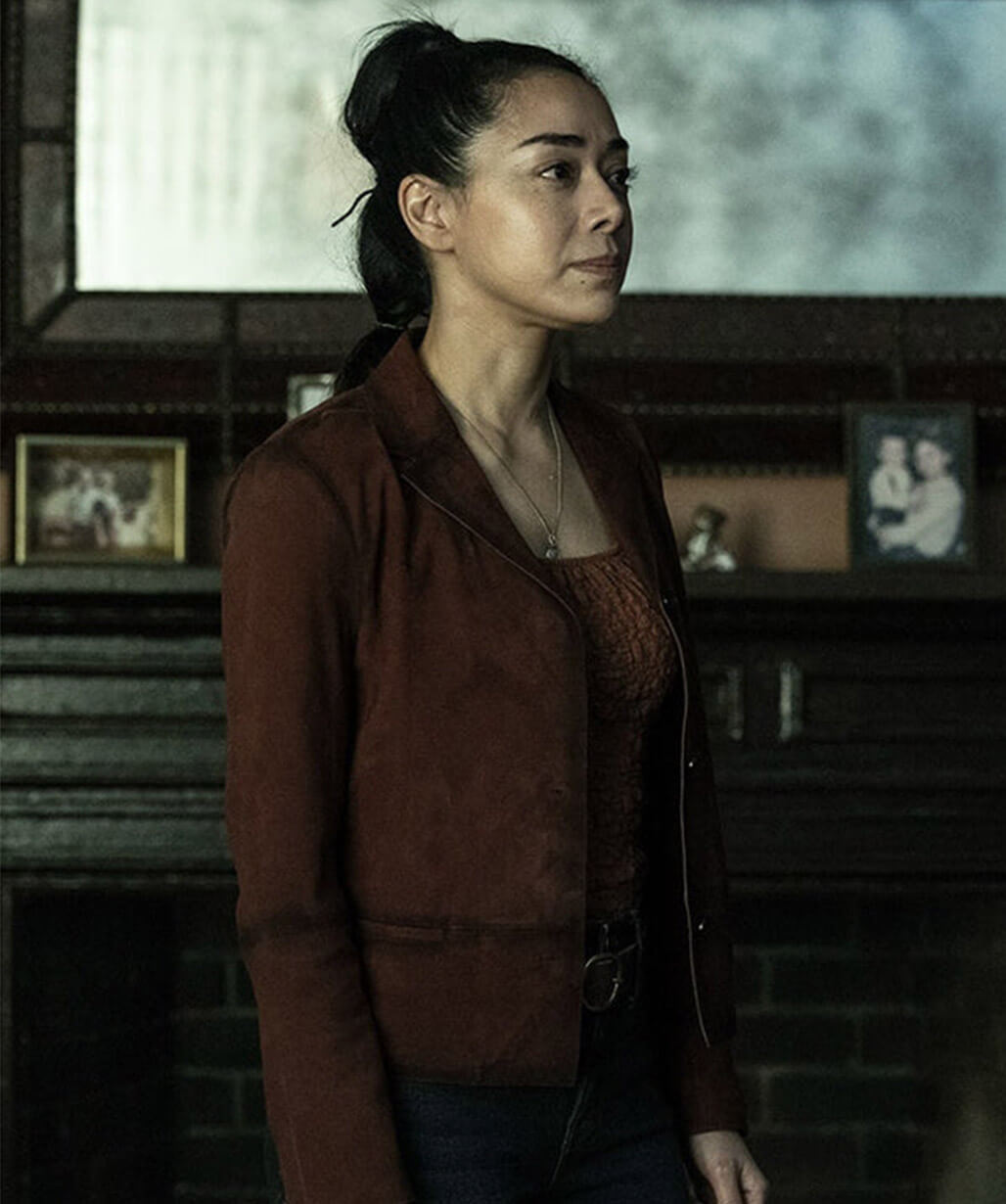 Aimee Garcia The Walking Dead: Dead City S03 Suede Jacket