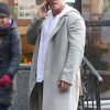 Alan Ritchson The Man with the Bag 2026 Grey Coat