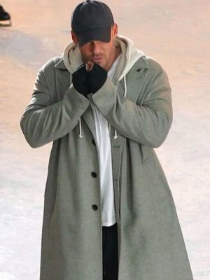 Alan Ritchson The Man with the Bag 2026 Grey Coat