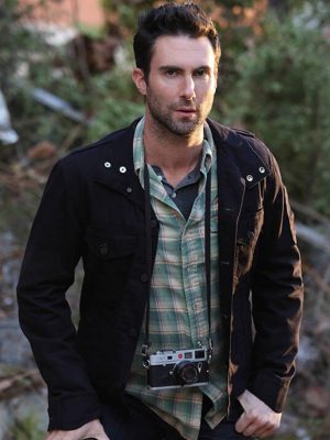 American Horror Story S02 Adam Levine Black Cotton Jacket