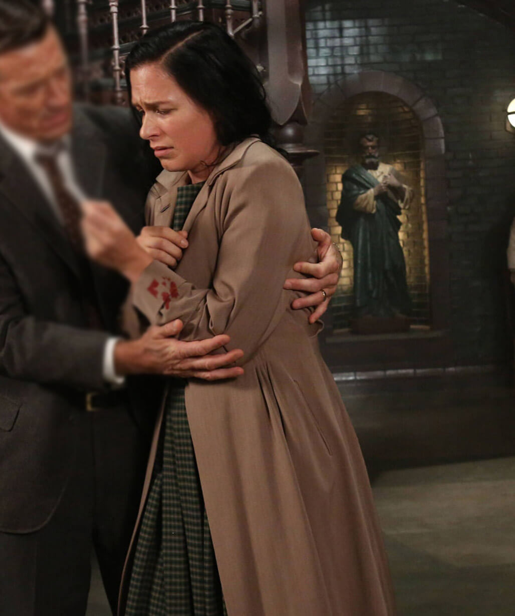 American Horror Story S02 Franka Potente Trench Coat