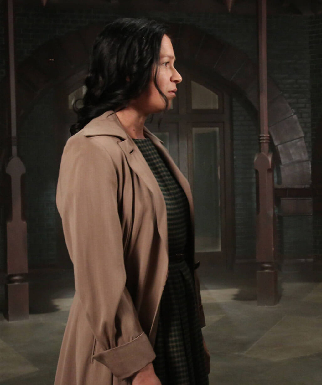 American Horror Story S02 Franka Potente Trench Coat