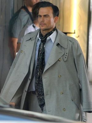 American Horror Story S05 Will Drake Grey Trench Coat