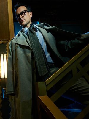 American Horror Story S05 Will Drake Grey Trench Coat