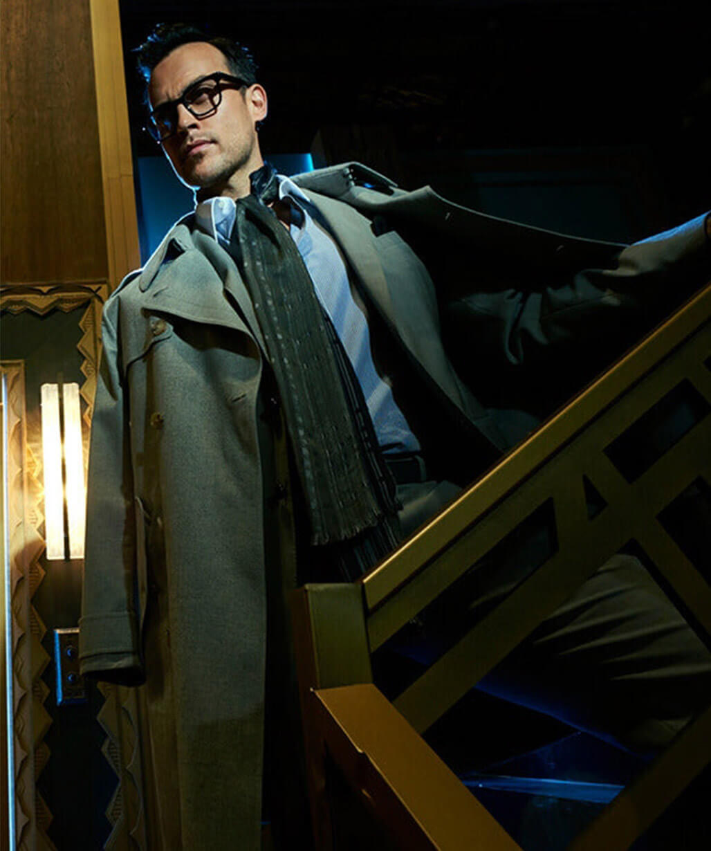 American Horror Story S05 Will Drake Grey Trench Coat