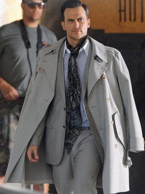 American Horror Story S05 Will Drake Grey Trench Coat
