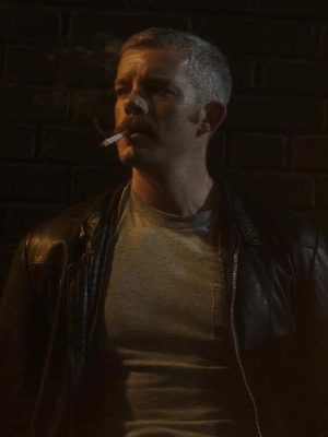 American Horror Story S11 Patrick Read Black Leather Jacket