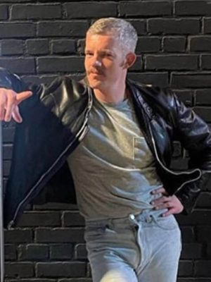 American Horror Story S11 Patrick Read Black Leather Jacket