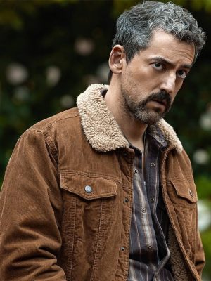 Animals 2026 Luis Gerardo Méndez Brown Shearling Jacket