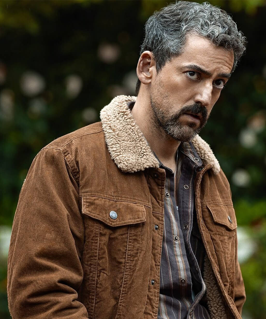 Animals 2026 Luis Gerardo Méndez Brown Shearling Jacket