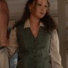 Bernadette Stewart Lanterns S01 Green Suede Vest