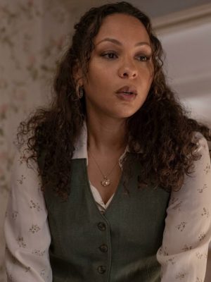 Bernadette Stewart Lanterns S01 Green Suede Vest
