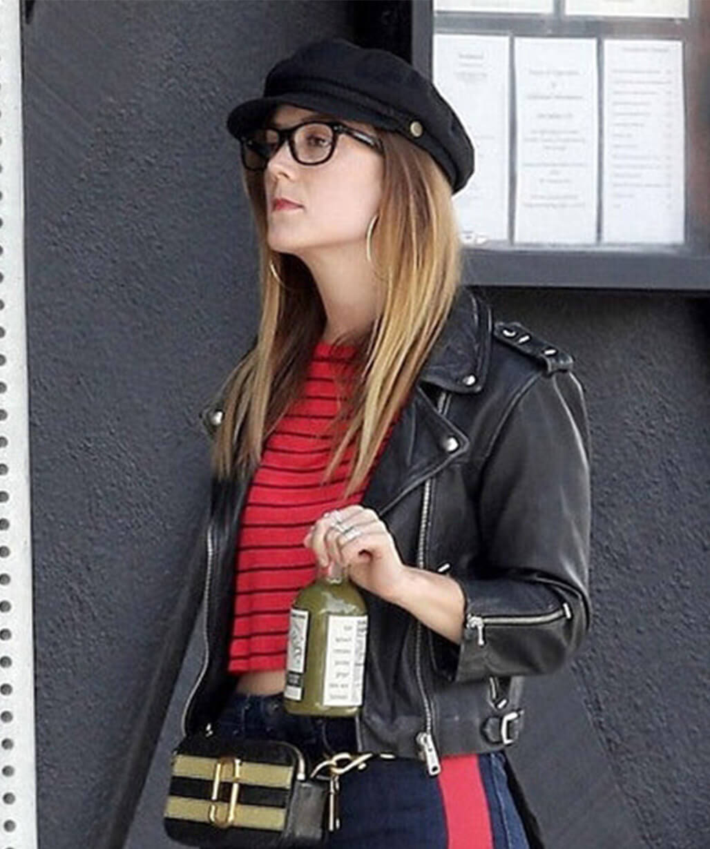 Billie Lourd American Horror Story S08 Black Leather Jacket
