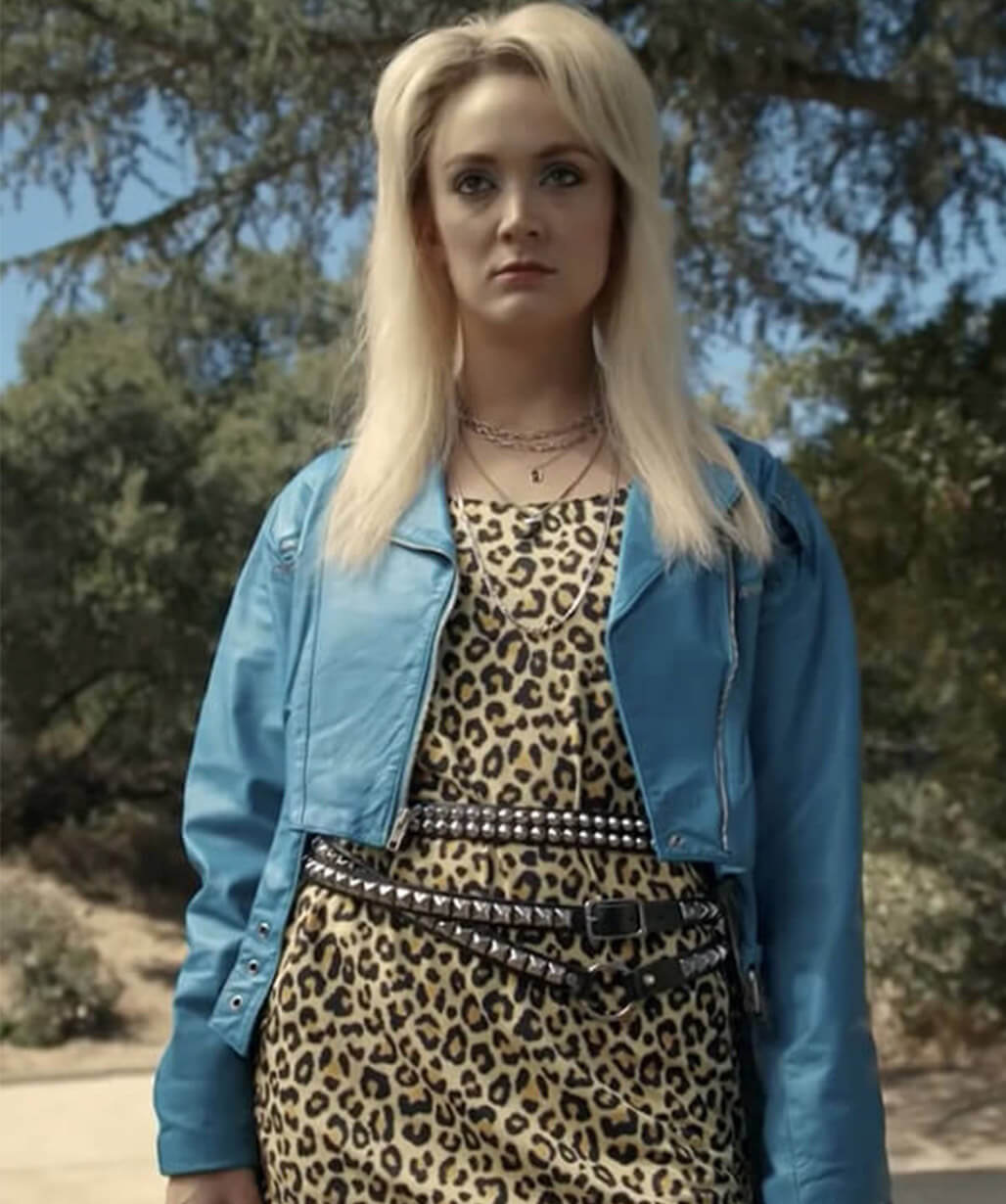 Billie Lourd American Horror Story S09 Fringe Leather Jacket