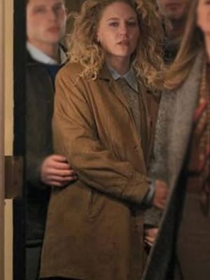 Carl Hollingsworth Line of Fire 2026 Brown Suede Coat