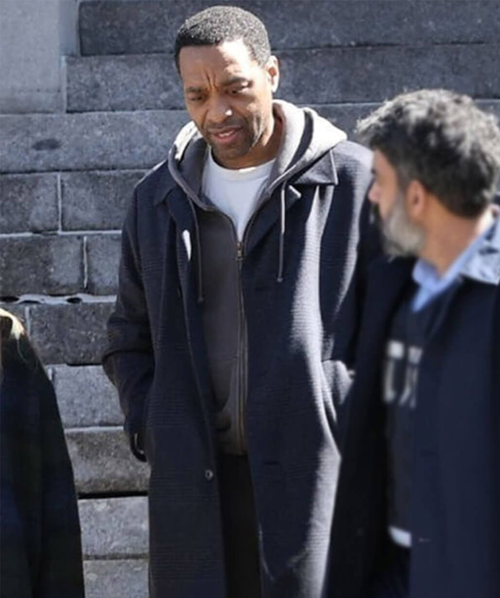 Chiwetel Ejiofor The Exorcist: Martyrs 2027 Grey Plaid Coat