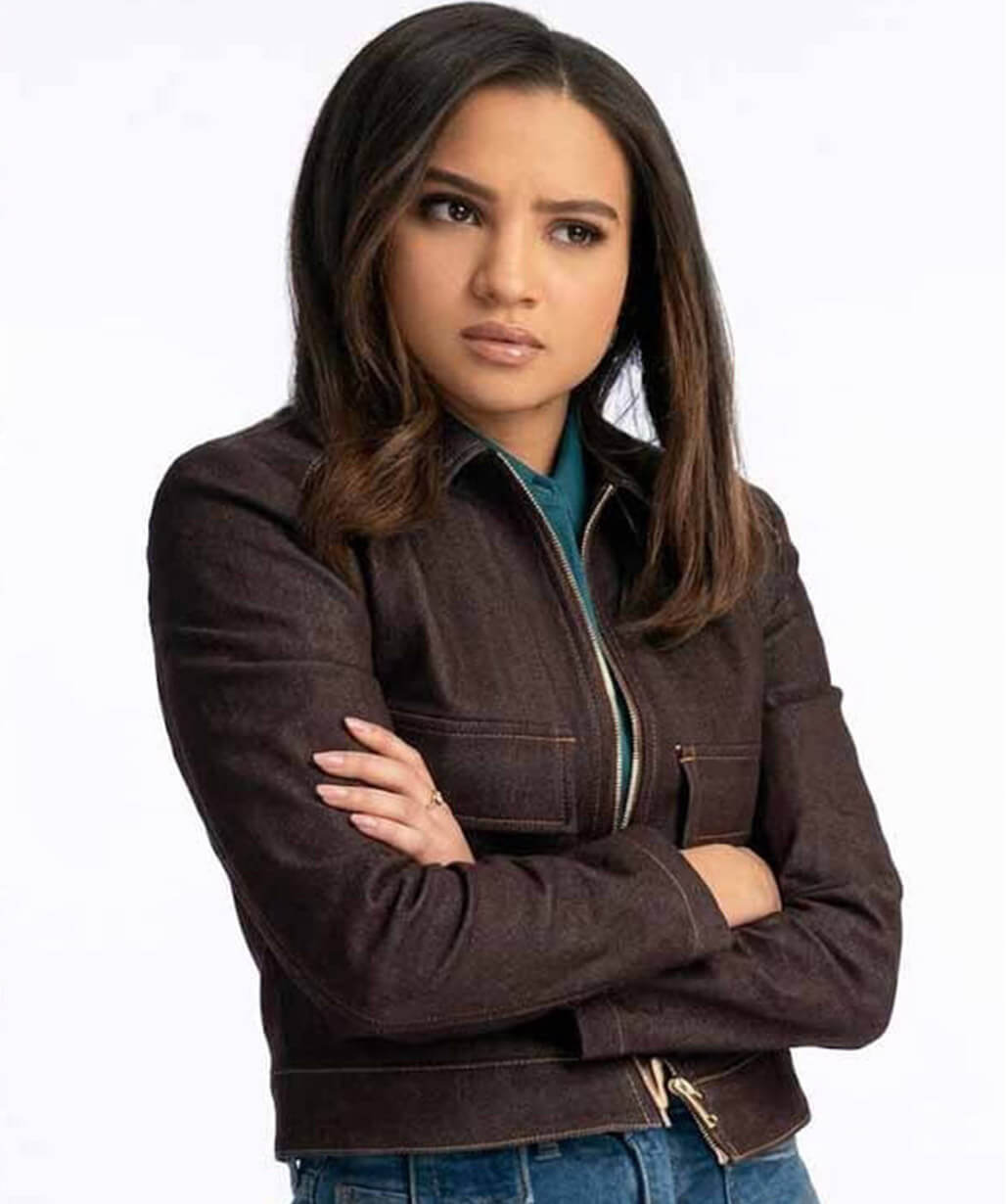 Corinne Massiah 9–1–1 S09 May Grant Brown Cotton Jacket