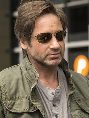 David Duchovny The X-Files Fox Mulder Green Jacket