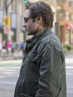 David Duchovny The X-Files Fox Mulder Green Jacket
