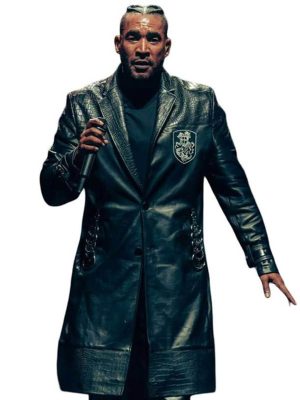 Don Omar The Last King World Tour 2026 Black Leather Coat