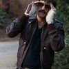 Dr. Ben Harmon American Horror Story S09 Brown Leather Jacket