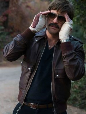 Dr. Ben Harmon American Horror Story S09 Brown Leather Jacket
