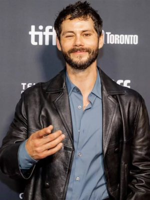 Dylan O’Brien Being Heumann 2026 Black Leather Coat