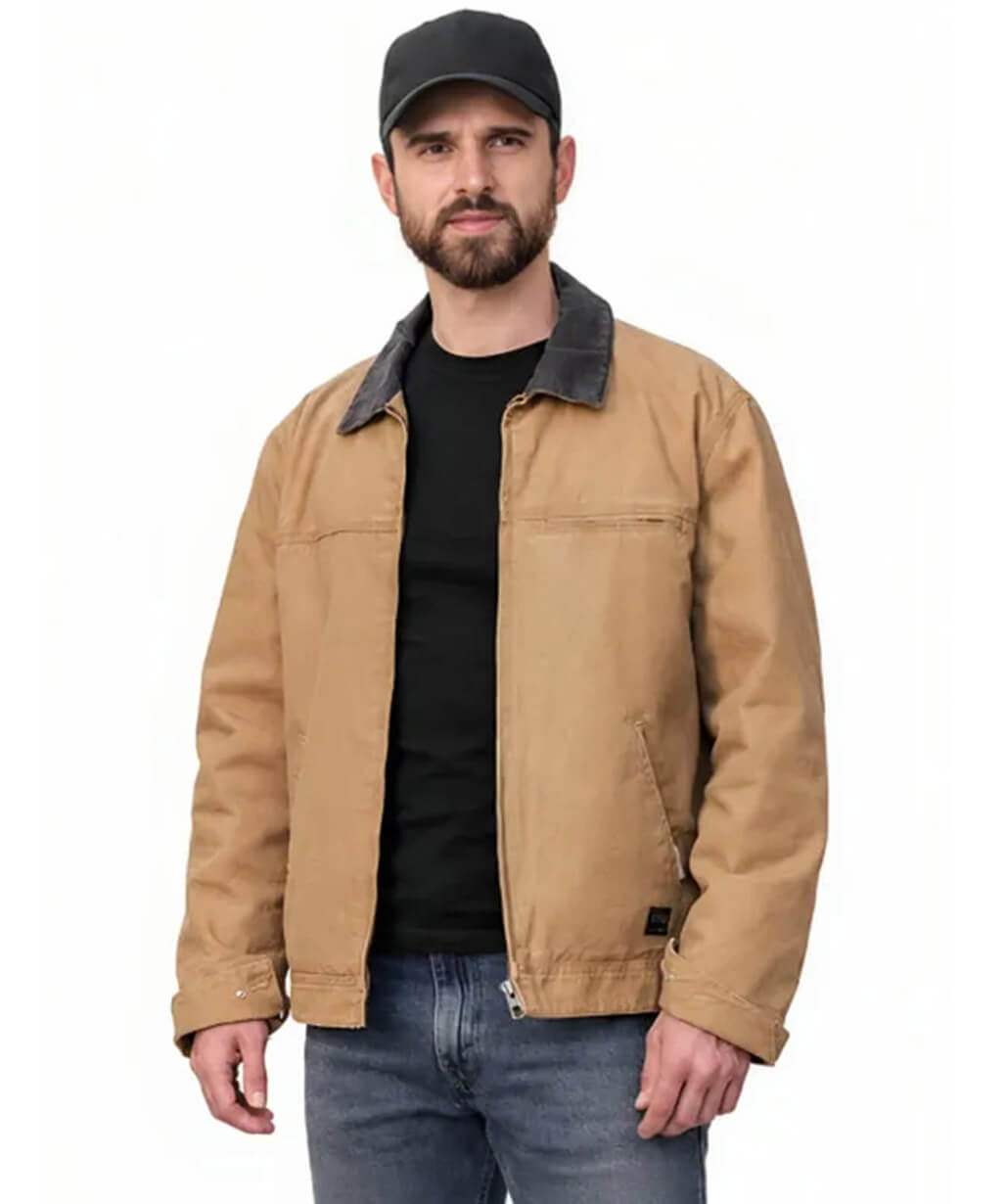 Eduard Trica The Handler 2026 Brown Cotton Jacket