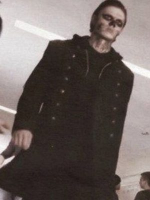 Evan Peters American Horror Story S01 Black Wool Coat