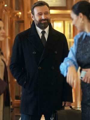 James McArdle War 2026 Nicholas Taylor Wool Coat