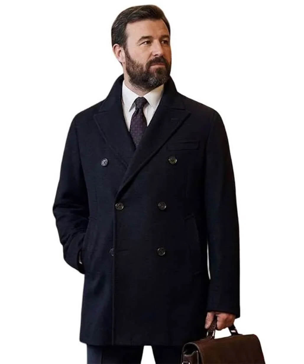 James McArdle War 2026 Nicholas Taylor Wool Coat