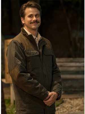 Jason Ritter Lanterns 2026 Brown Cotton Jacket