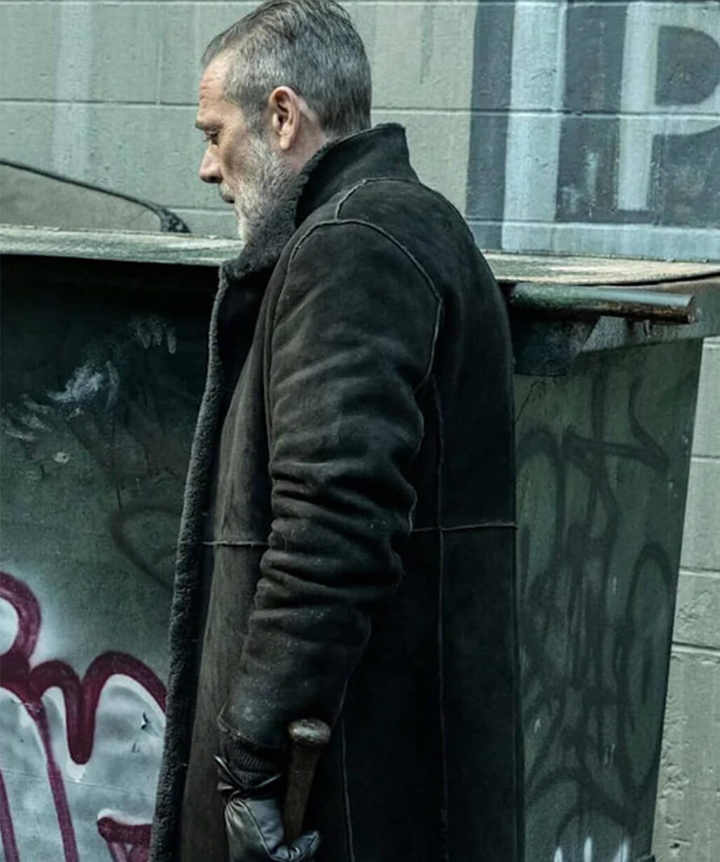 Jeffrey Dean Morgan The Walking Dead: Dead City S03 Suede Coat