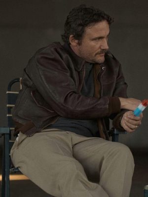 Lanterns S01 Martin Jordan Brown Leather Jacket
