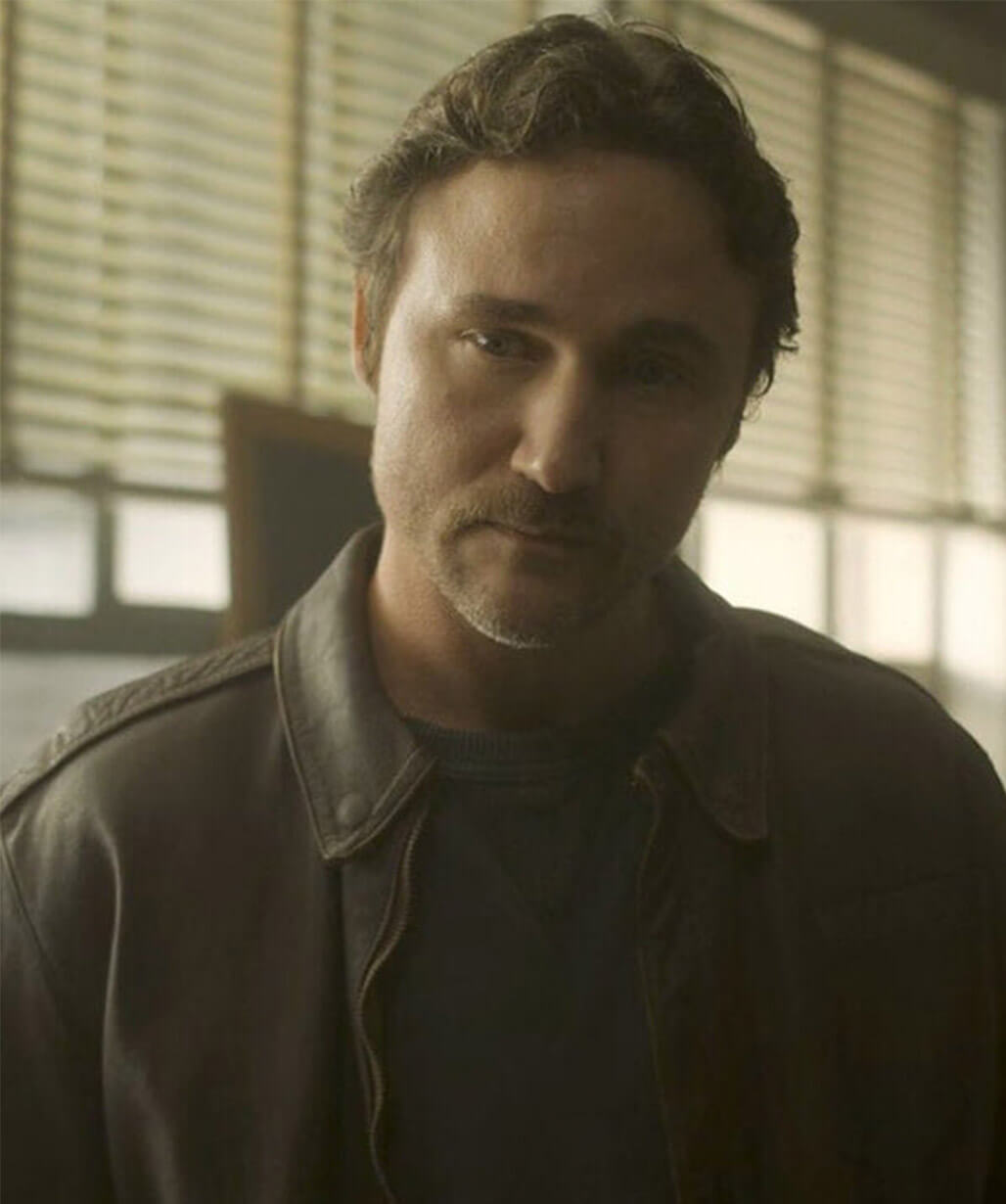 Lanterns S01 Martin Jordan Brown Leather Jacket